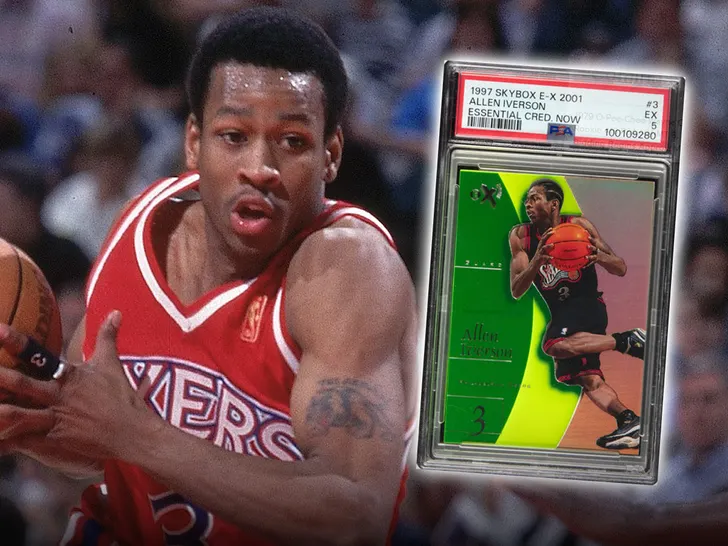 Limited Edition Allen Iverson Card Hits Auction House, Starts with $160K Bid