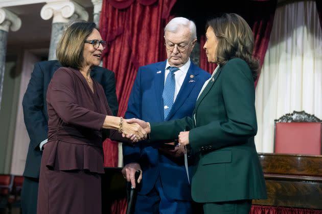 GOP Senator’s Husband Snubs Harris’ Handshake During Swearing-In Ceremony