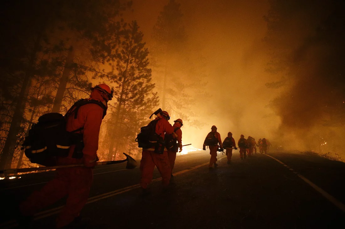 California Inmates are assisting in the fight of wildfires