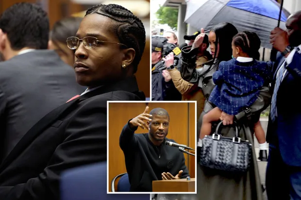 A$AP Rocky is found not guilty of firing a handgun at a former friend and avoids years in prison